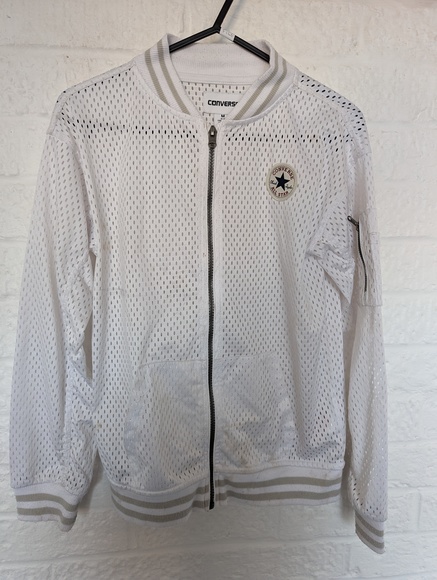 Other - Converse Chuck Taylor All Star Youth Mesh Jacket - Age 10-12 - White - P2P 16"